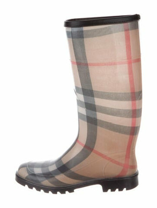 burberry rubber boots