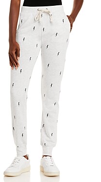 Theo & Spence Lightning Bolt French Terry Jogger Pants