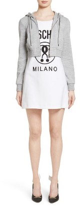 Moschino Women's Logo T-Shirt Dress With Attached Jacket