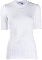 Thumbnail for your product : Courreges Ribbed Knitted Top