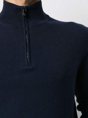 Corneliani zip front pullover