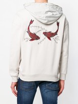 Thumbnail for your product : Emporio Armani Koi Fish Embroidered Hoodie