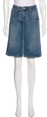 Paper Denim & Cloth Denim Knee-Length Skirt