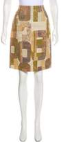 Thumbnail for your product : Ports 1961 Woven Linen Pencil Skirt