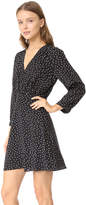 Thumbnail for your product : Madewell Silk Wrap Neckline Dress