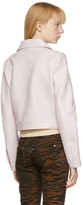 Thumbnail for your product : Courreges Pink Vinyl Trucker Jacket