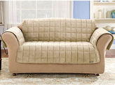 Thumbnail for your product : Sure Fit Quilted Velvet Deluxe Sofa Pet Furniture Cover