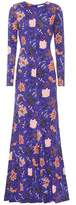 Diane von Furstenberg Floral-printed silk-jersey gown