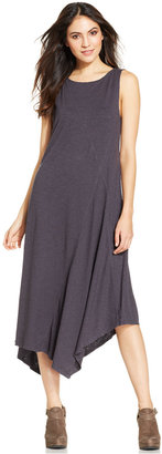 Eileen Fisher Organic Asymmetrical Sleeveless Dress