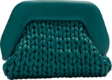 Thumbnail for your product : Themoire Gea Knitted Faux-Leather Clutch Bag