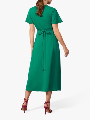 Phase Eight Fiorella Midi Dress, Apple Green