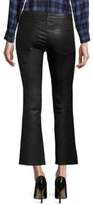 Thumbnail for your product : 3x1 Split Crop Leather Bell Pants