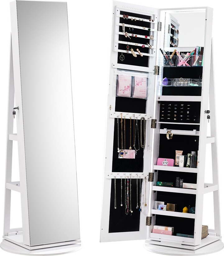 SICOTAS 360Â° Swivel Jewelry with FullLength Mirror, Jewelry