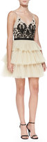Thumbnail for your product : Alice + Olivia Drury Beaded Tulle Ballerina Cocktail Dress