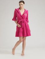 Thumbnail for your product : Juicy Couture Hooded Ruffled Terry Robe