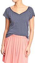 Thumbnail for your product : Old Navy Women's Notch-Neck Jersey Tops