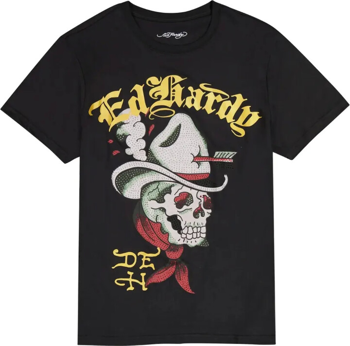 Ed Hardy Cowboy Skull T-shirt