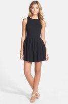 Thumbnail for your product : Cynthia Steffe CeCe by Bow Detail Ponte Fit & Flare Dress