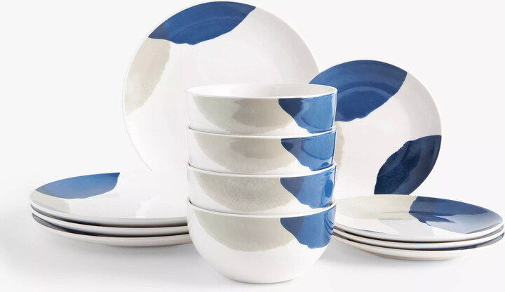 John Lewis ANYDAY Dine Coupe Rim Dinner Plate ShopStyle