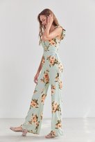 Thumbnail for your product : Flynn Skye Bardot Floral Button-Down Jumpsuit