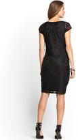 Thumbnail for your product : Savoir Ruched Side Lace Dress