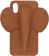Thumbnail for your product : Loewe Brown Elephant iPhone X/XS Case