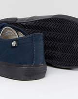 Thumbnail for your product : Pretty Green Archer Nubuck Sneakers In Navy