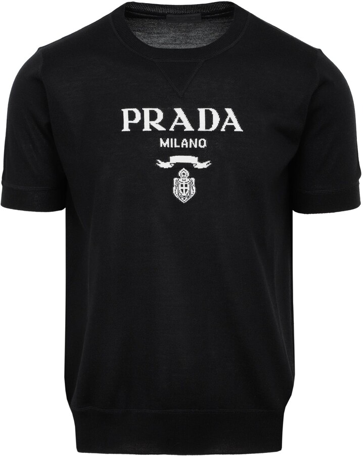 Prada T Shirts For Men | Shop the world's largest collection of fashion |  ShopStyle