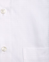 Thumbnail for your product : Neiman Marcus Trim-Fit Regular-Finish Pinwheel Dress Shirt, White