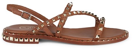 ash peace studded slingback leather sandals