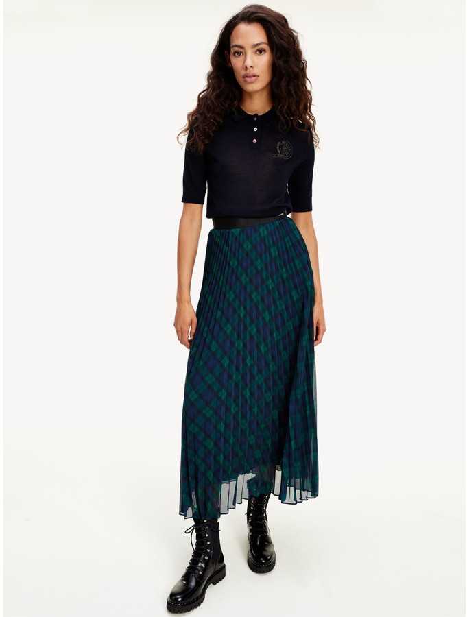 tommy jeans pleated skirt