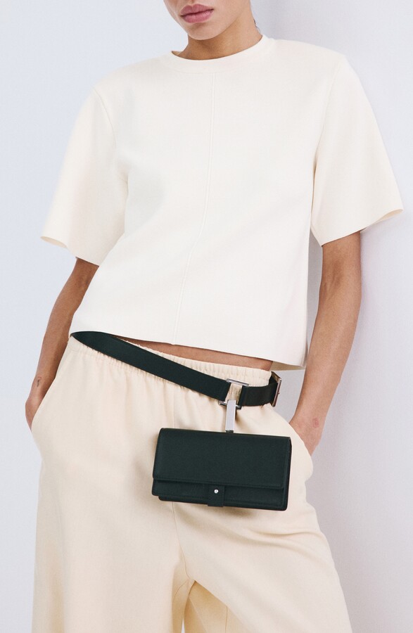 MANGO Short Sleeve Knit Sweater