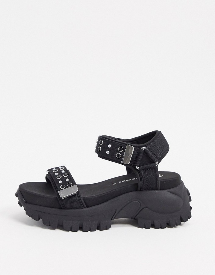 stradivarius platform sandals