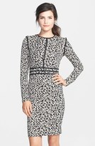 Thumbnail for your product : Nordstrom Clove Knit Jacquard Sheath Dress Exclusive)