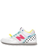 Thumbnail for your product : New Balance 996 Polka Dot Faux Leather Sneakers