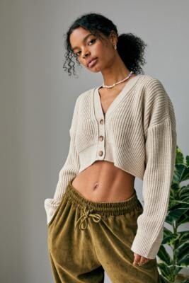 urban outfitters cropped cardigan