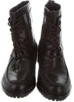 Thumbnail for your product : Elizabeth and James Leather Lace-Up Ankle Boots