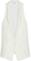 Thumbnail for your product : Rag and Bone 3856 Rag & bone Ines oversized jacquard and crepe de chine vest