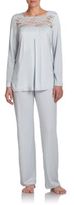 Thumbnail for your product : Hanro Met Lace-Detail Pajama Set