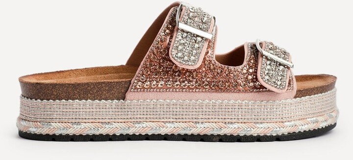 Diamante Platform Sandals ShopStyle UK