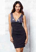 Thumbnail for your product : Alloy Roxie V-Neck Sequin Empire Dress