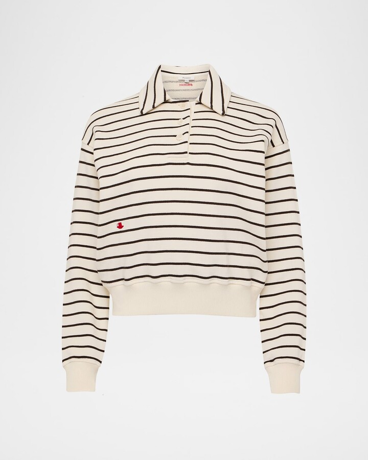 J.W.Anderson Stripe Polo Sweatshirt