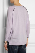 Thumbnail for your product : J.Crew Piped merino wool sweater