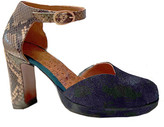 Thumbnail for your product : Chie Mihara Jo-Maho Mixed Leather Mary Jane Pumps