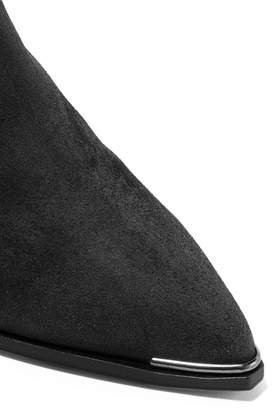 Acne Studios Jensen Suede Ankle Boots - Black