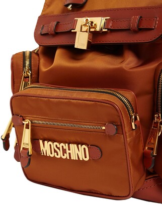 Moschino Archive Safari Logo Nylon Backpack