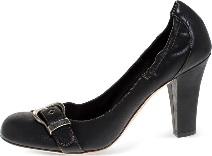 Christian Dior Pre-Owned 95mm Scrunch pumps