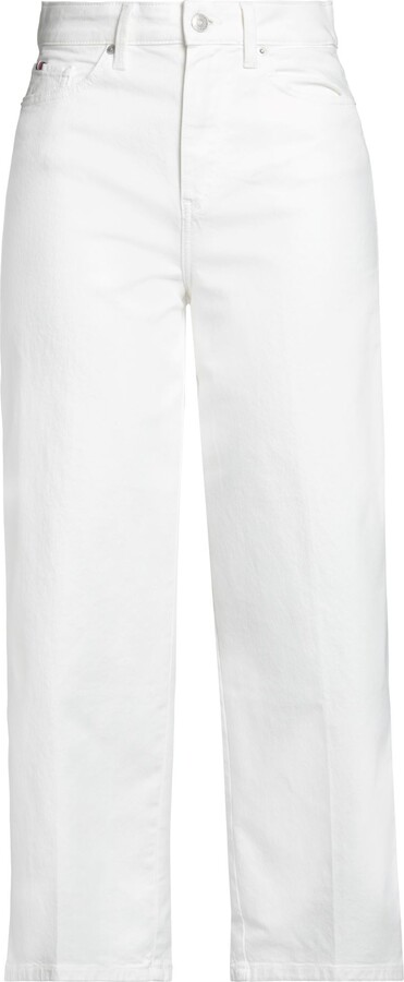 Tommy Hilfiger Women's White Jeans | ShopStyle