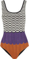 Thumbnail for your product : Missoni Crochet-knit swimsuit
