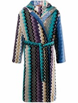 Thumbnail for your product : Missoni Home Zig-Zag Colour-Block Robe